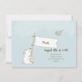 Invitation Parti de l'adoption "Gotcha" Parti du garçon Perso (Dos)