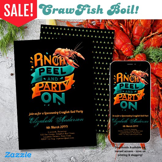 Invitation Parti de l'écrevisse de basse-campagne