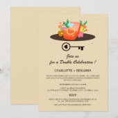 Invitation Parti De L'Engagement Et Du Réchauffement Des Ména (Devant / Derrière)