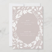 Invitation Parti de l'engagement Tan Couples neutres selon le (Dos)