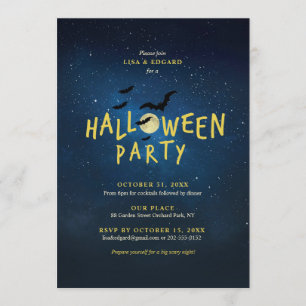 Invitation Parti de l'Halloween de Kid