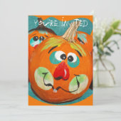 Invitation Parti de l'Halloween de Kid (Debout devant)