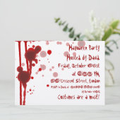 Invitation Parti de l'Halloween du tueur en série (Debout devant)