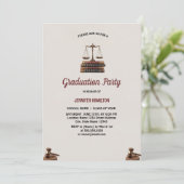 Invitation Parti de l'obtention du diplôme de l'école de droi (Debout devant)