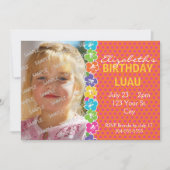 Invitation Parti de Luau (Devant)