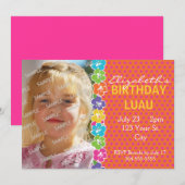 Invitation Parti de Luau (Devant / Derrière)