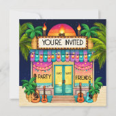 INVITATION PARTI DE PLAGE (Devant)