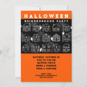 Invitation Parti de quartier Halloween (Devant)