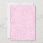 Invitation Parti de reprise | Filles roses et violettes Anniv (Dos)