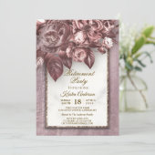 Invitation Parti de retraite calligraphie moderne (Debout devant)