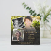 Invitation Parti de retraite de collection de photos modernes (Debout devant)