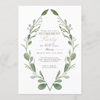 Invitation Parti de retraite de la verdure lunaire | INVITATI