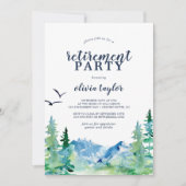 Invitation Parti de retraite de Rocky Mountain (Devant)