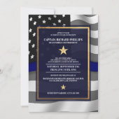 Invitation Parti de retraite des agents de police (Devant)