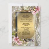 Invitation Parti de retraite des femmes (Dos)