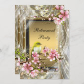 Invitation Parti de retraite des femmes (Devant / Derrière)