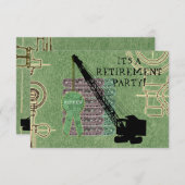 INVITATION PARTI DE RETRAITE DES INGÉNIEURS OPÉRATEURS DE CRA (Devant / Derrière)