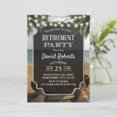 Invitation Parti de retraite Tropical Palm Beach (Debout devant)
