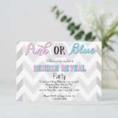 Invitation Parti de révélation de genre (Debout devant)