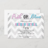 Invitation Parti de révélation de genre (Devant / Derrière)