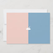 Invitation Parti de révélation de genre (Dos)