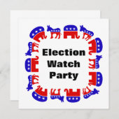 Invitation Parti de surveillance électorale (Devant / Derrière)