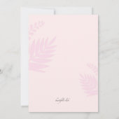 Invitation Parti de survivants du cancer du sein (Dos)