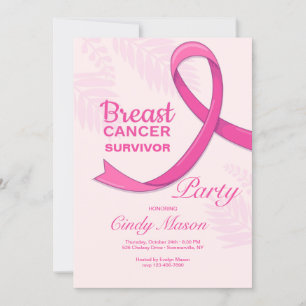 Invitation Parti de survivants du cancer du sein