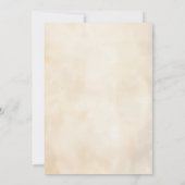 Invitation Parti d'engagement de plage tropicale | Vague océa (Dos)