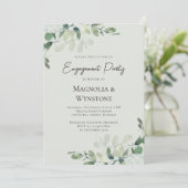 Invitation Parti d'engagement Eucalyptus (Debout devant)