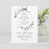 Invitation PARTI D'ENGAGEMENT PHOTOGRAPHIQUE Eucalyptus Moder (Debout devant)