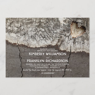 Invitation Parti d'engagement pour les arbres à coeur de bois