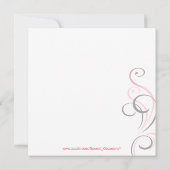 Invitation Parti d'engagement pour les cocktails modernes (ro (Dos)