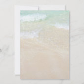 Invitation Parti d'engagement Wedding shower Sea Stars (Dos)