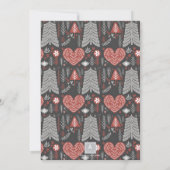 Invitation Parti des amis scandinaves de Reindee (Dos)