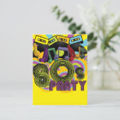 Invitation Parti des années 80 (Debout devant)