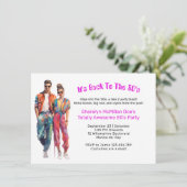 Invitation Parti des années 80 (Debout devant)