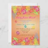 Invitation Parti des diplômés de Luau (Dos)