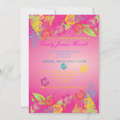 Invitation Parti des diplômés de Luau (Dos)