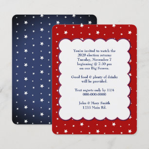 Invitation Parti des élections patriotiques de 2028