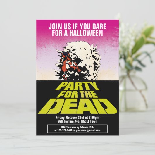 Invitation Parti des morts (Debout devant)
