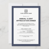 Invitation Parti d'événements d'entreprise personnalisée (Devant)