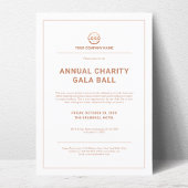 Invitation Parti d'événements d'entreprise personnalisée