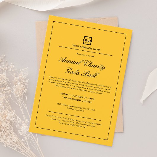 Invitation Parti d'événements d'entreprise personnalisée