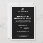 Invitation Parti d'événements d'entreprise personnalisée (Devant)