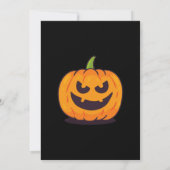 Invitation Parti d'Halloween de la Maison Citrouille Spooktac (Dos)