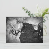 Invitation Parti d'Halloween de l'Église gothique (Debout devant)