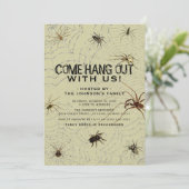 Invitation Parti d'Halloween déplaisant (Debout devant)