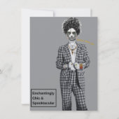 Invitation Parti d'Halloween gothique de Bad et Boo-Jee (Devant)