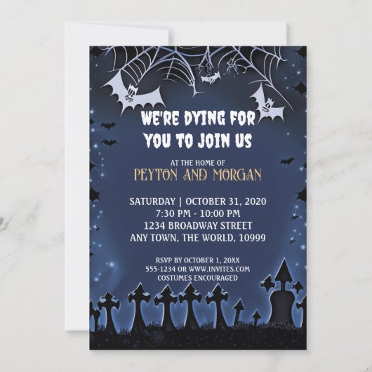 Invitation Parti d'Halloween sorcière séduisant (Dos)